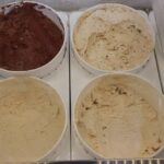 4 tubs of ice cream