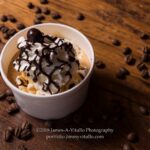 ice cream with coffee and chocolate